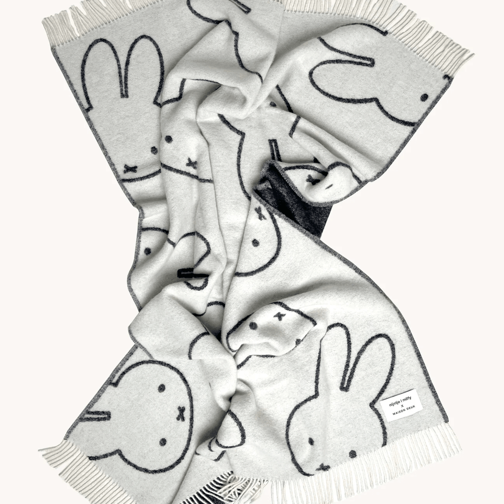Maison Deux Miffy Blanket - Black