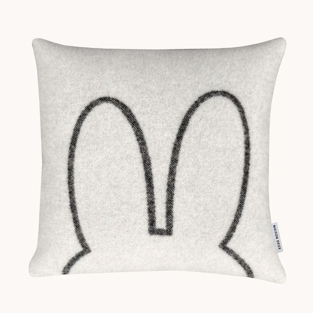 Maison Deux Miffy Cushion - White Black