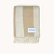 Maison Deux Rough Stripe Blanket - Sand