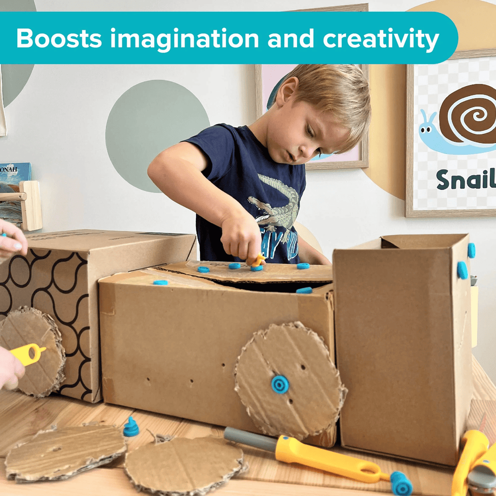 Makedo Upcycled Cardboard Construction Toolkit - STARTER