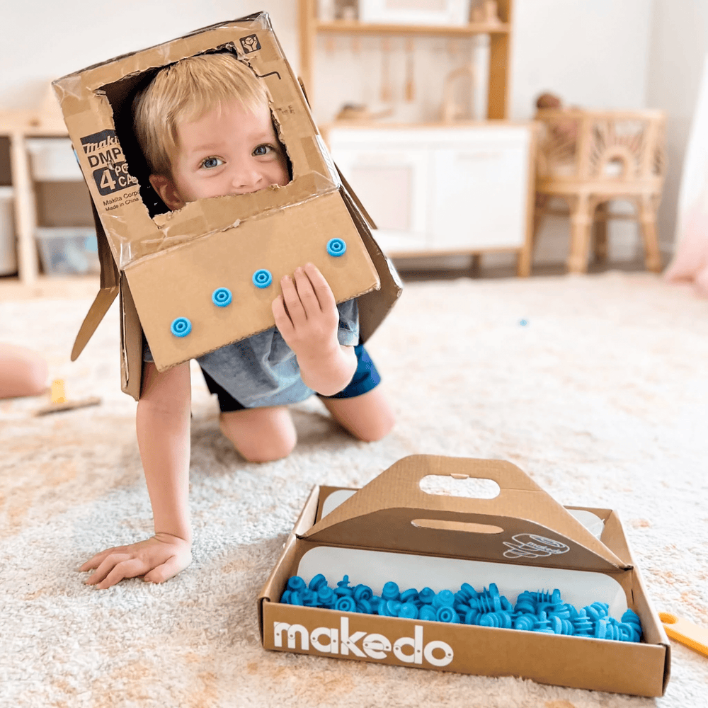Makedo Upcycled Cardboard Construction Toolkit - STARTER