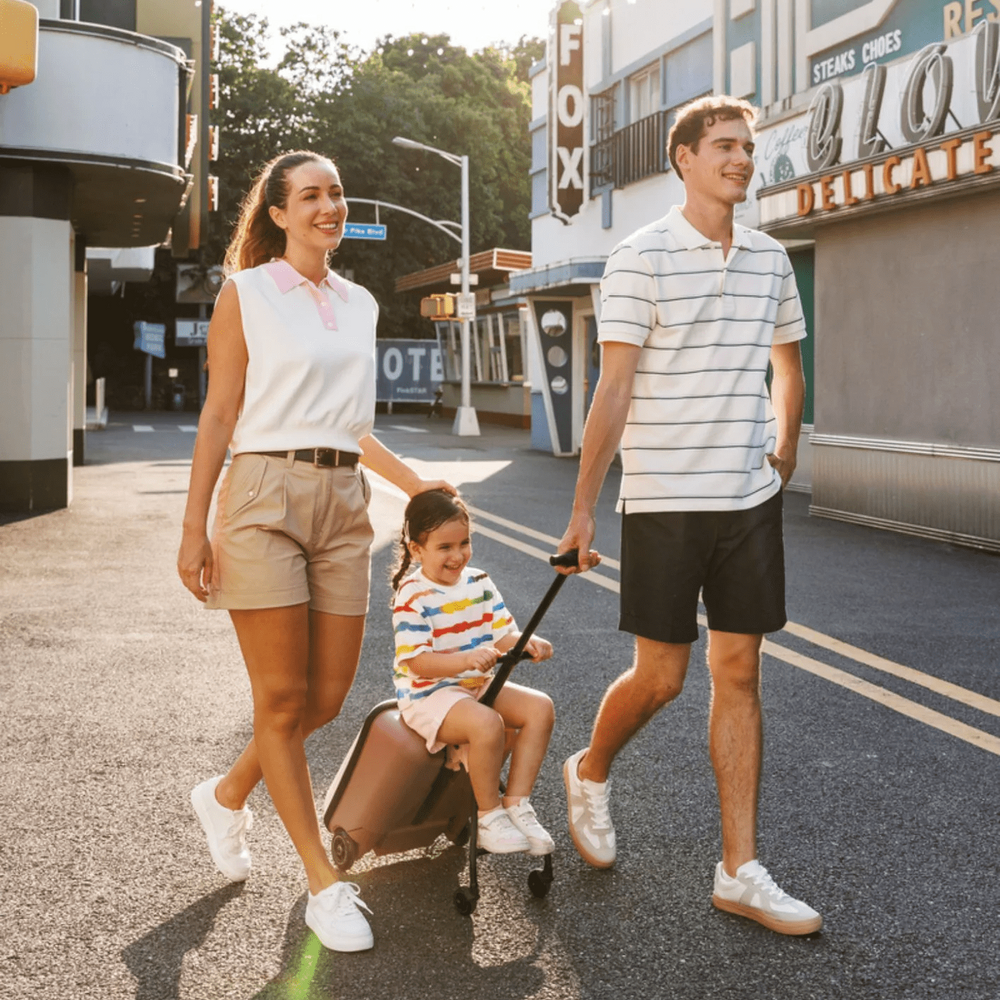 Micro Ride On Luggage Eazy Pastel Pink