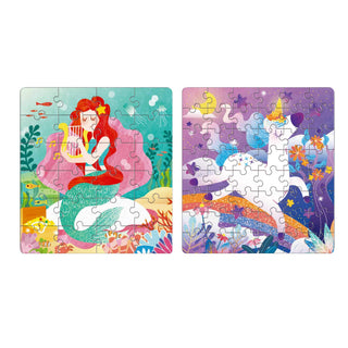 Mieredu 2 In 1 Magnetic Puzzle - Unicorn & 5 Mermaid