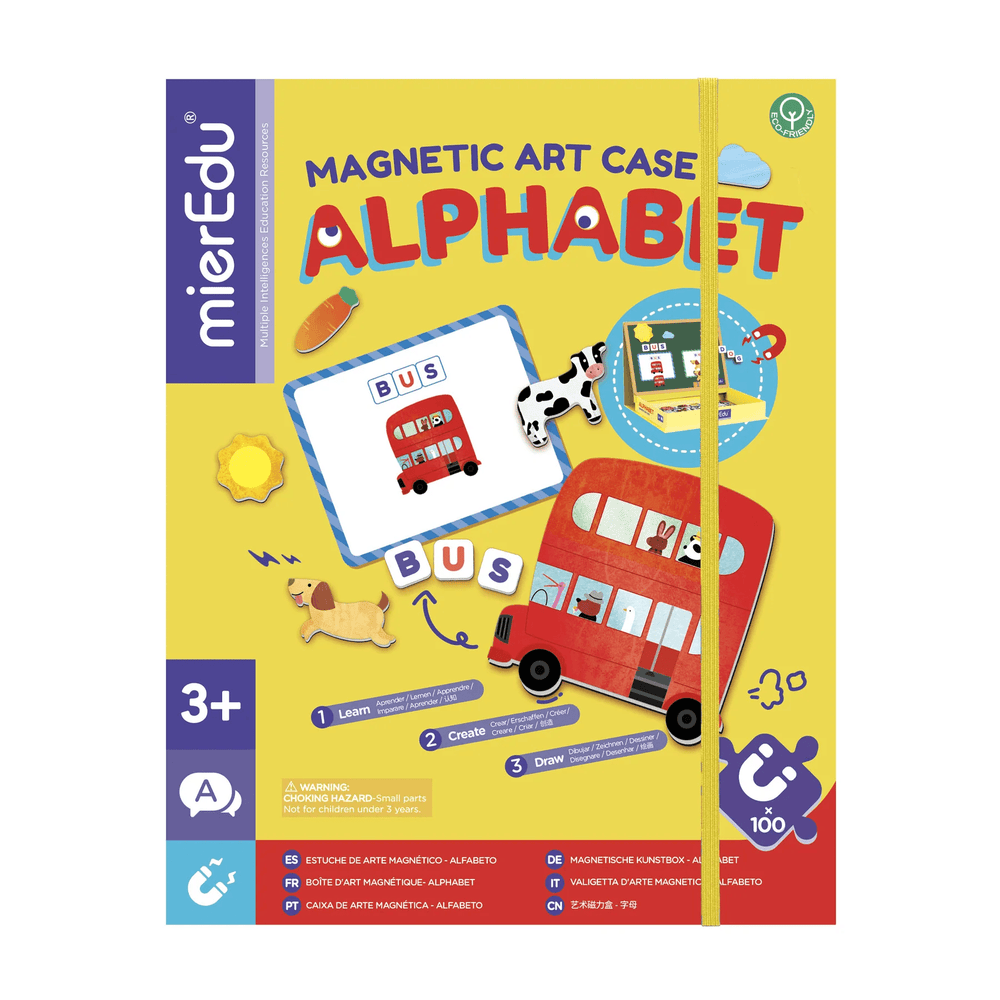 Mieredu Magnetic Art Case Alphabet