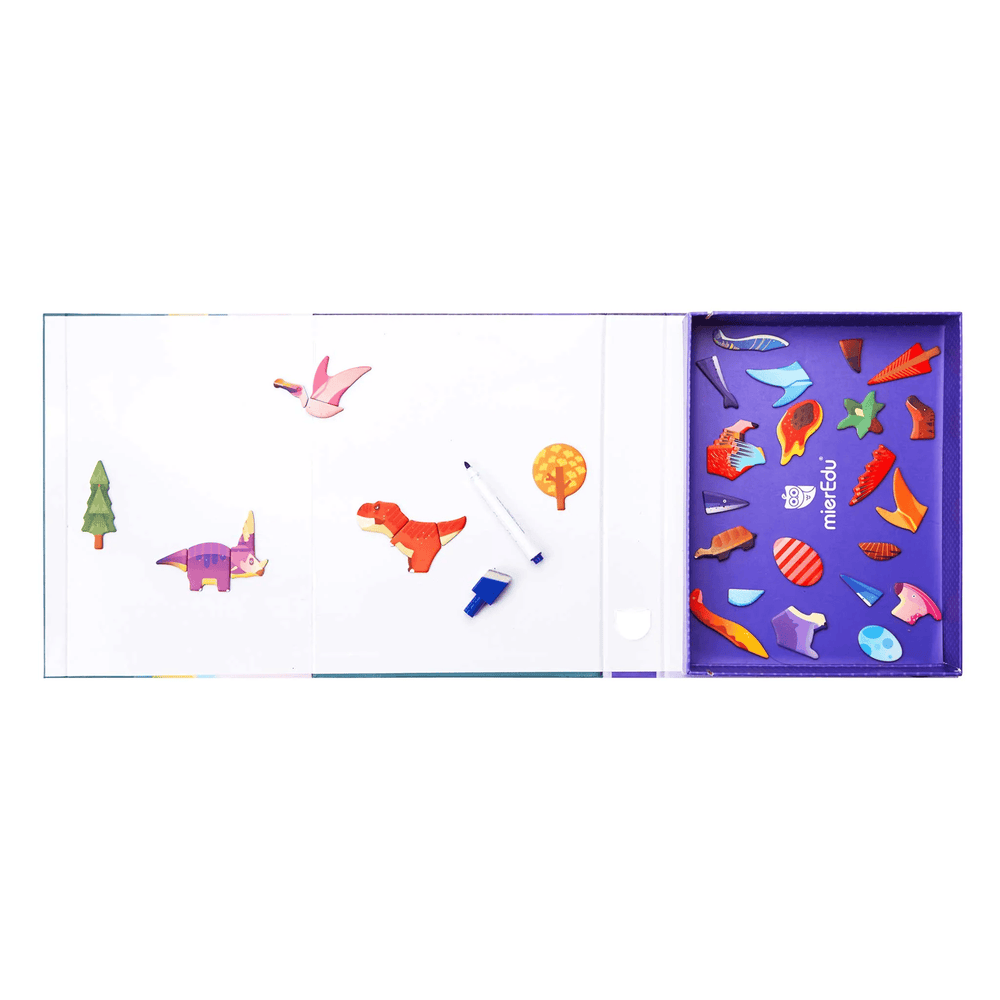 Mieredu Magnetic Art Case Dino World