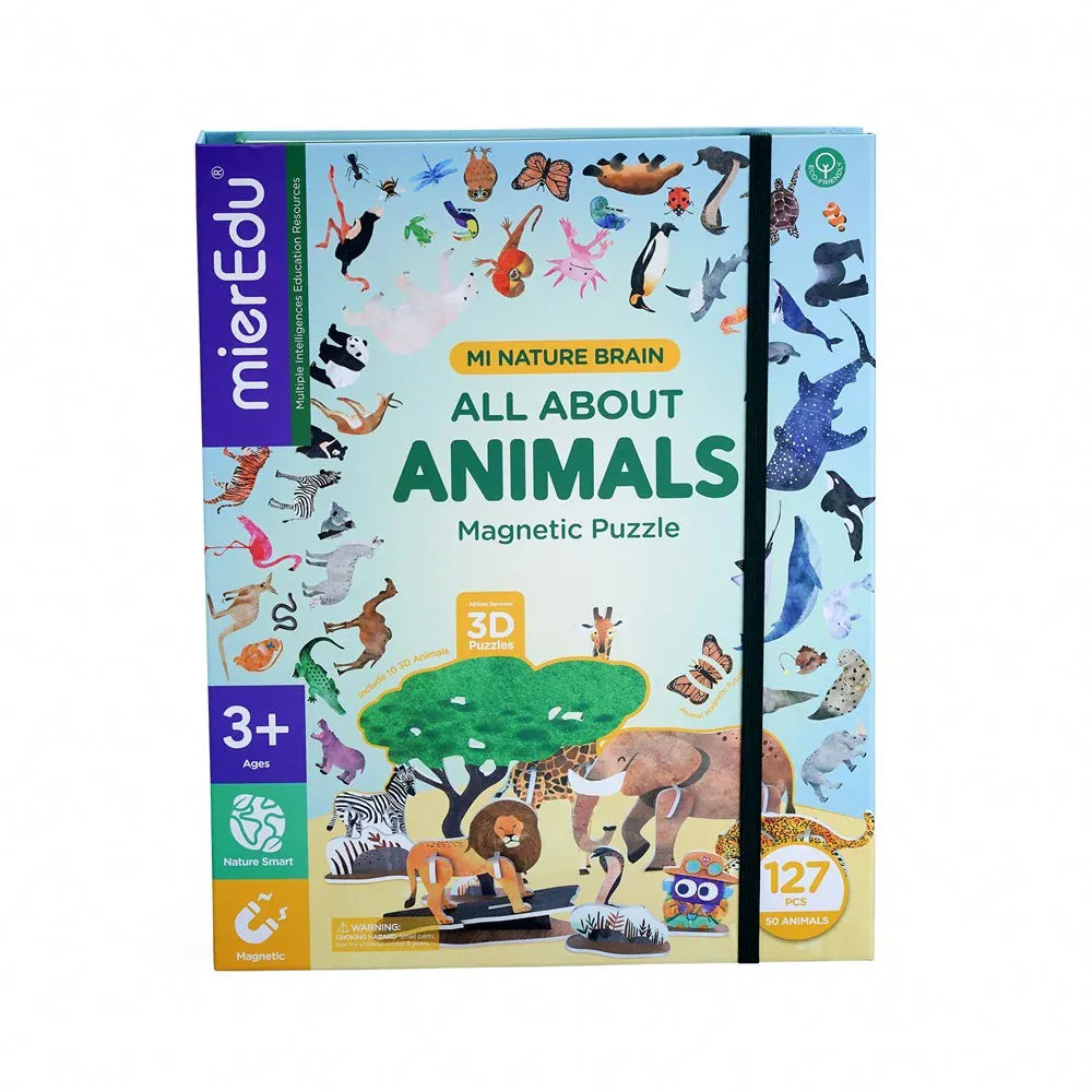 Mieredu Magnetic Puzzle - All About -  Animals