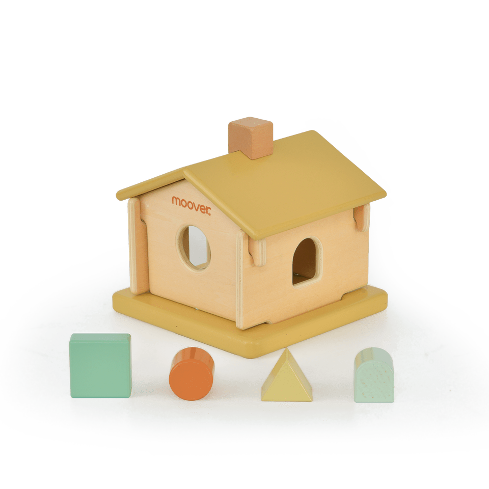 Moover Toys Classic Sorting House Brown