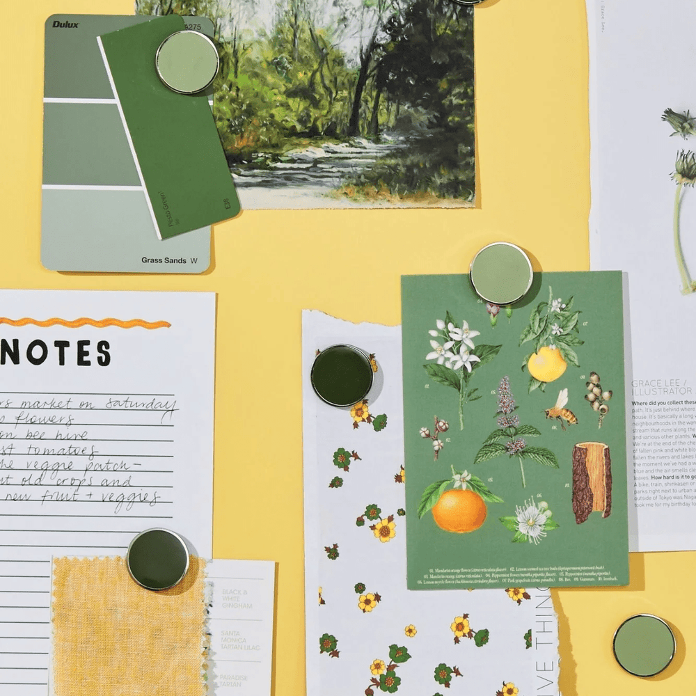 Mustard Made The Buttons - Sage