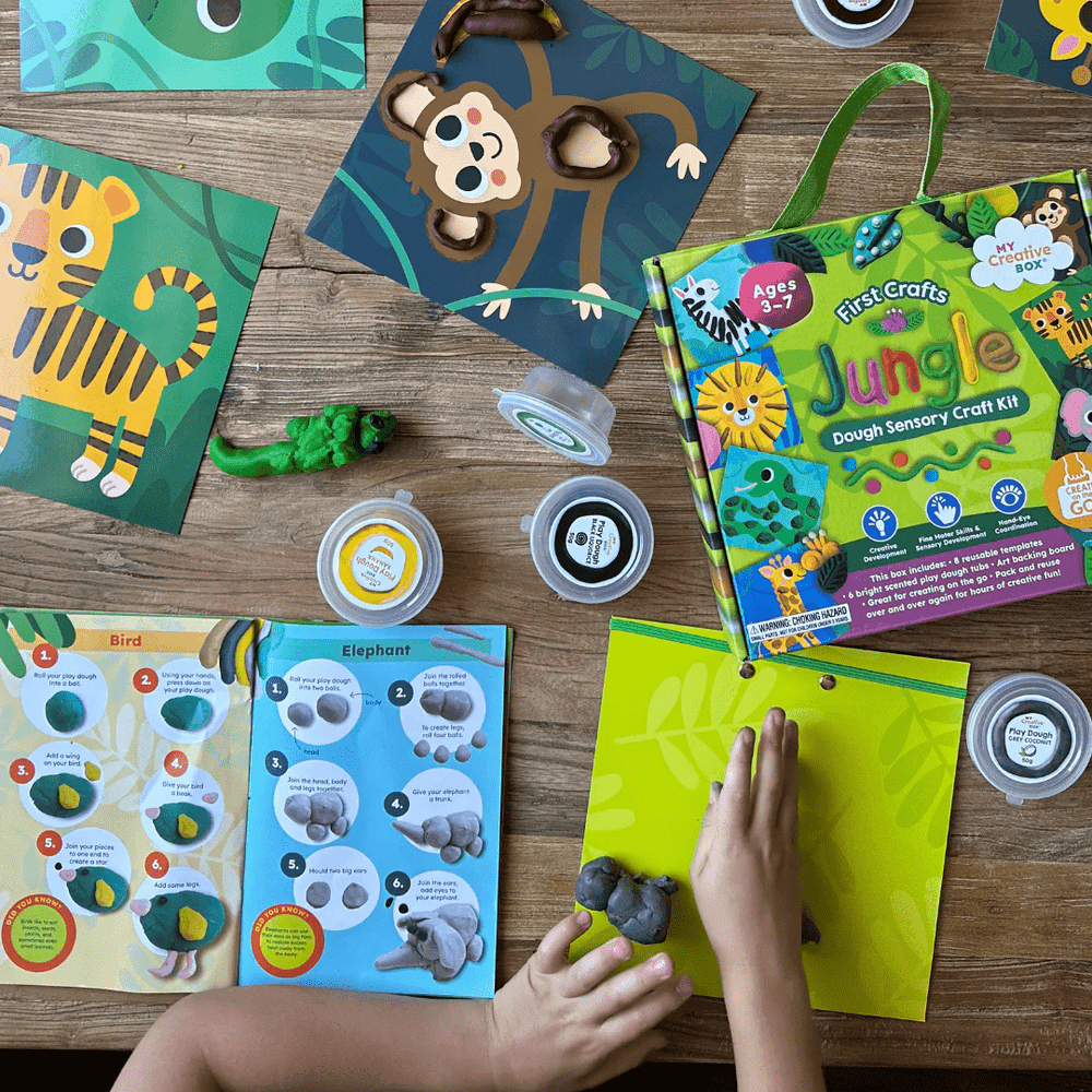 My Creative Box Jungle Dough Sensory Craft Box