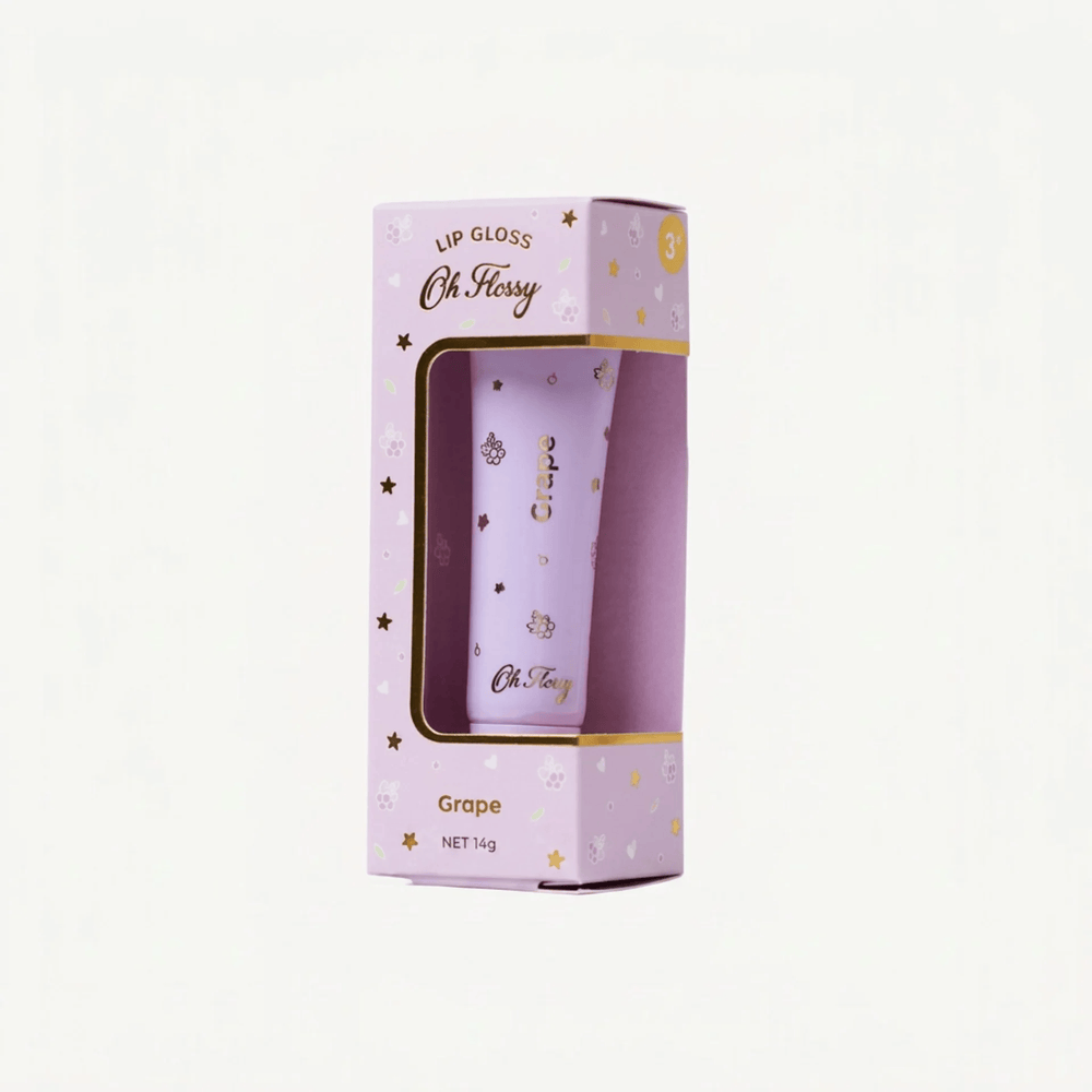 Oh Flossy Natural Lip Gloss Grape