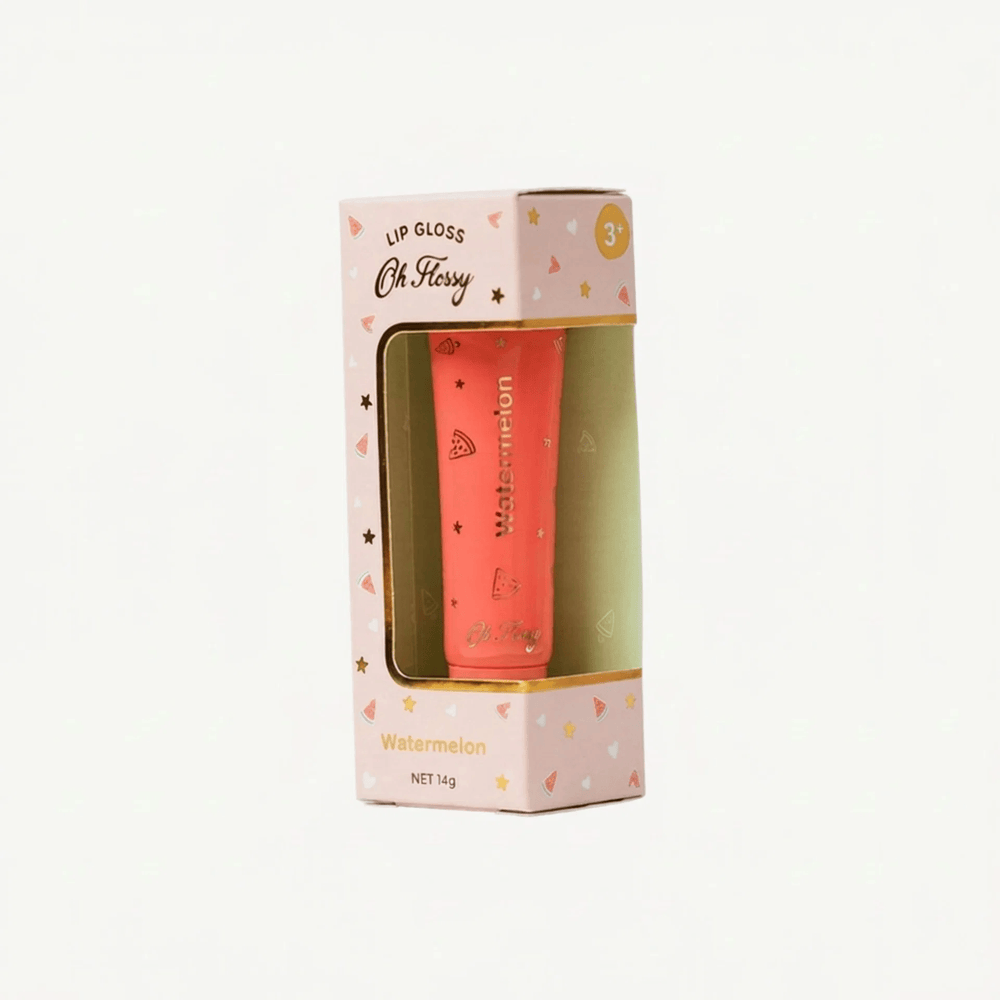 Oh Flossy Natural Lip Gloss Watermelon