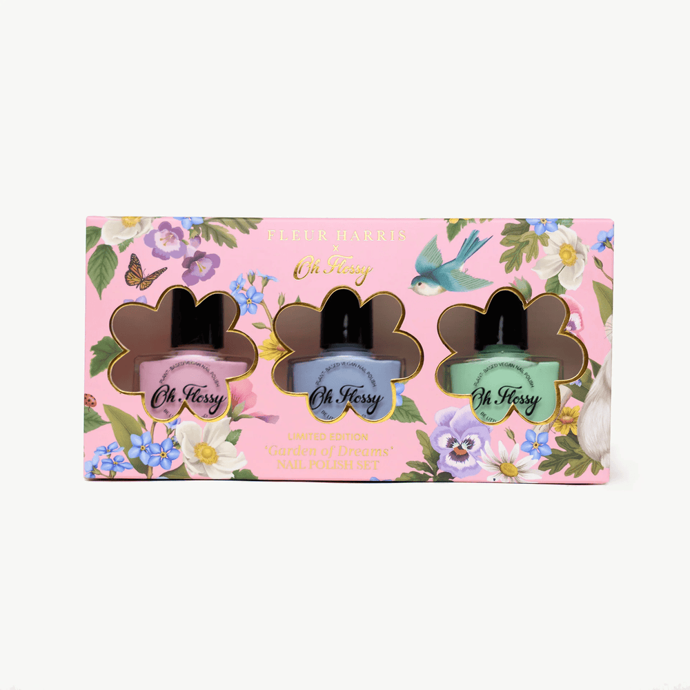 Oh Flossy X Fleur Harris  Garden of Dreams Collection Nail Polish Set