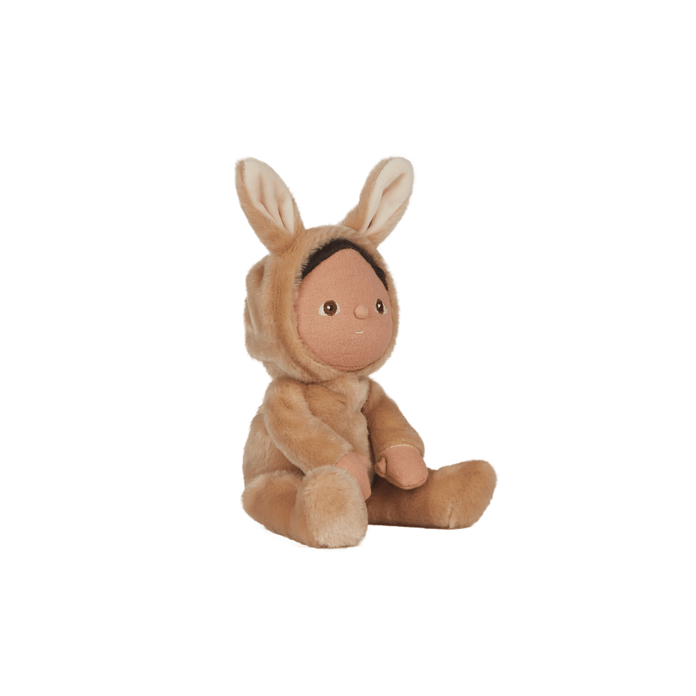 Olli Ella Dinky Dinkums Fluffle Family Bucky Bunny - Latte