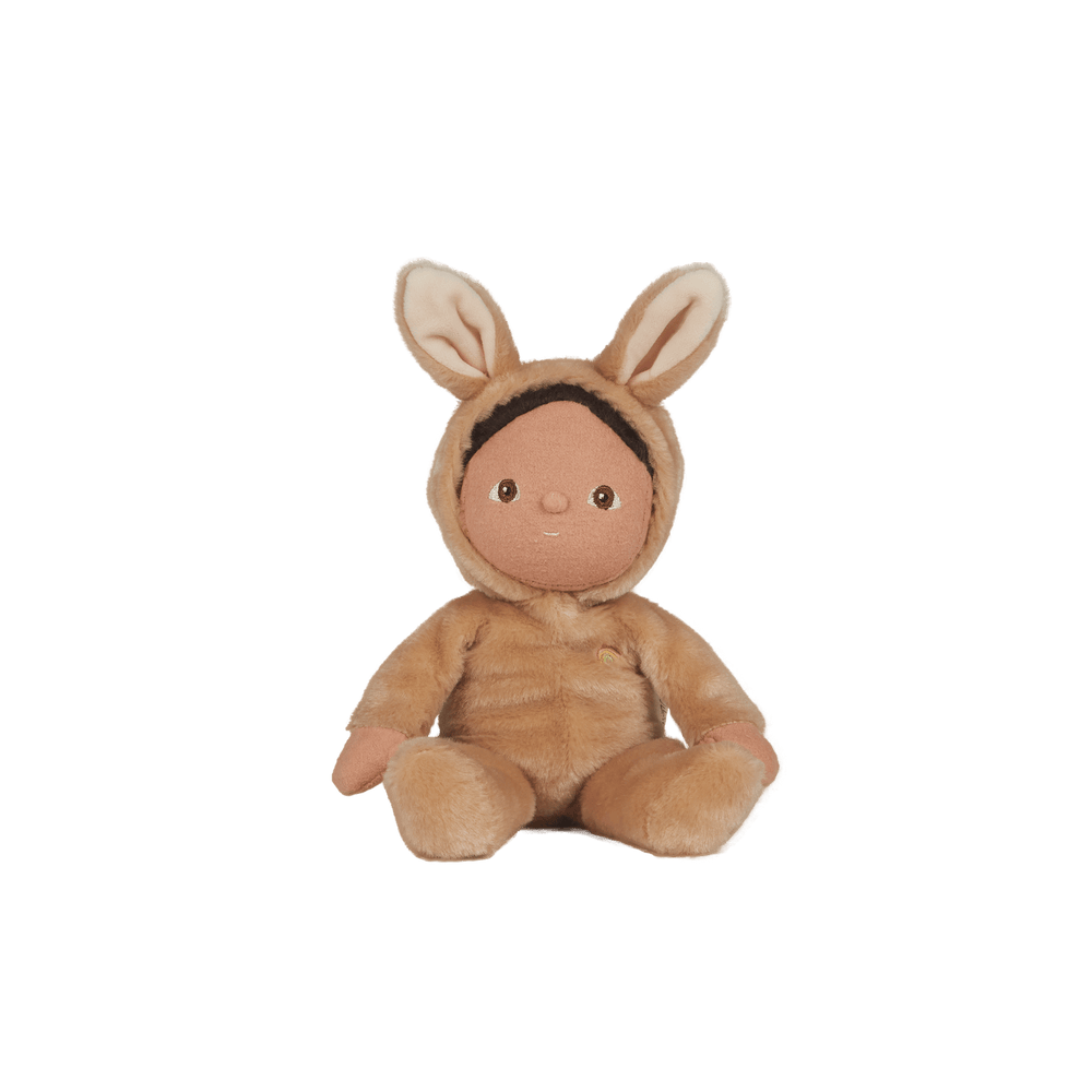 Olli Ella Dinky Dinkums Fluffle Family Bucky Bunny - Latte