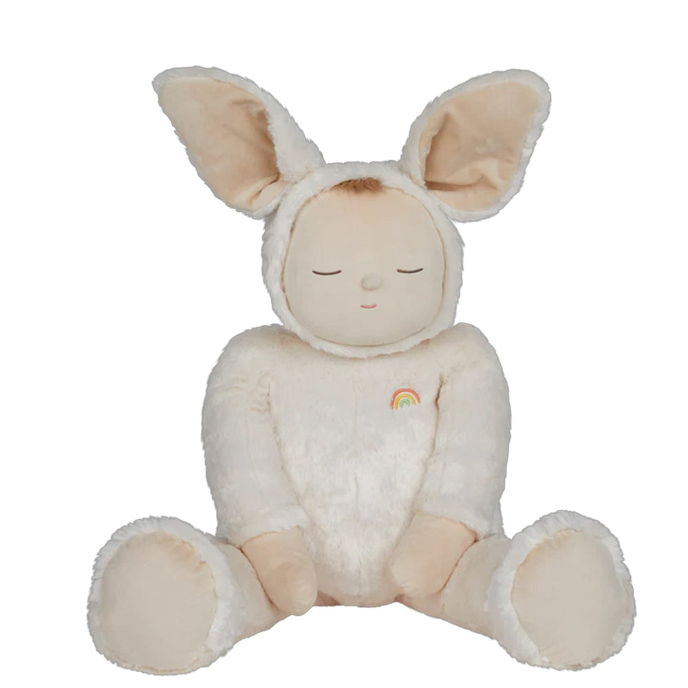 Olli Ella Giant Cozy Dinkum Bunny Moppet - Soft Beige -  FINAL SALE