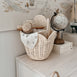 Olli Ella Rattan Lily Basket Set Buttercream