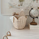 Olli Ella Rattan Lily Basket Set Buttercream