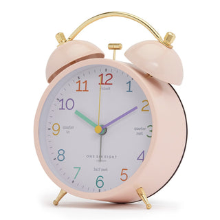 One Six Eight London LEARN The Time Blush Alarm Clock
