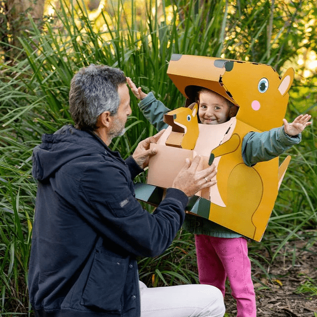 Paper Pops Cardboard Costume Kits Mila the Kangaroo