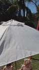 Kids Sand Water / Picnic Table with Umbrella White - Preorder