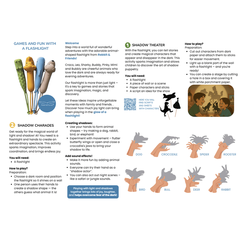 Rabbit & Friends Flashlight Lion - Leo
