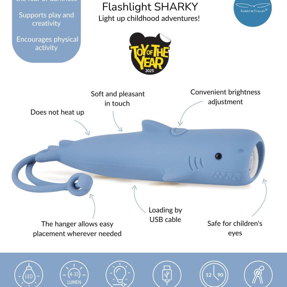 Rabbit & Friends Flashlight Shark - Sharky