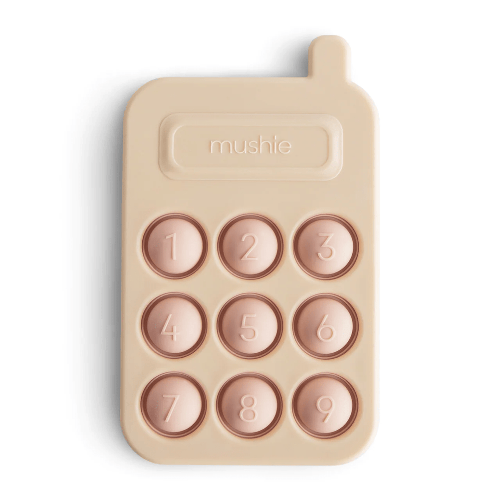 Mushie Phone Press Toy Blush Pink