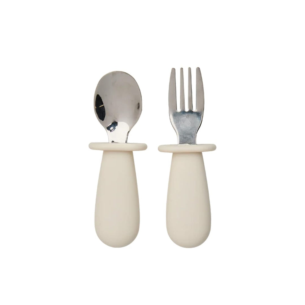Rommer Toddler Cutlery Set Creme