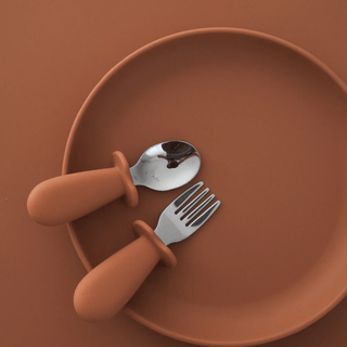 Rommer Toddler Cutlery Set Cinnamon