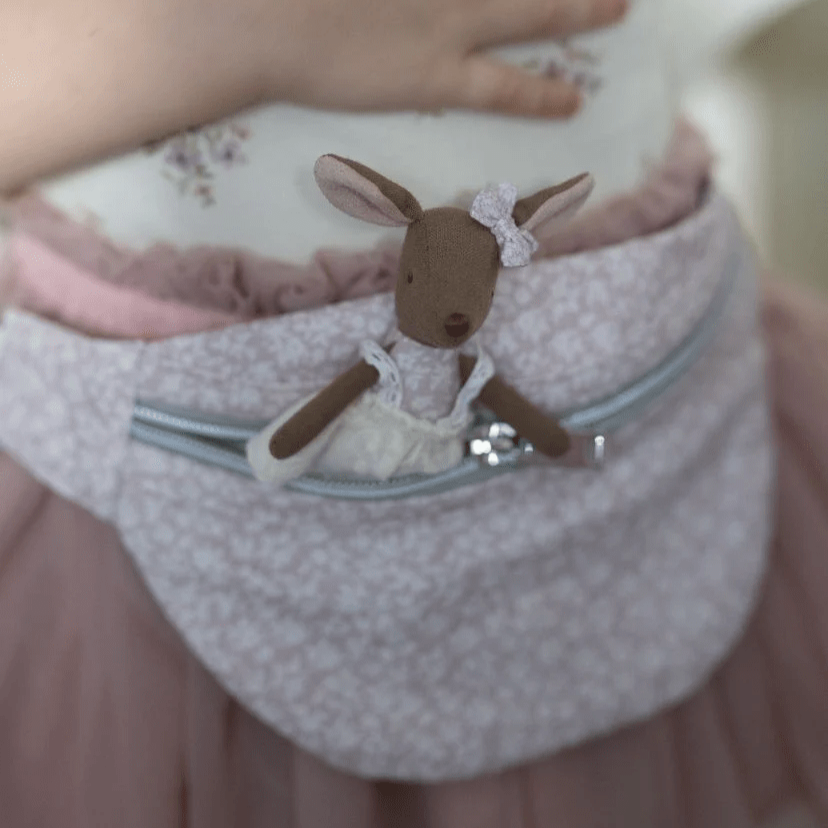 Rugaroo Pouch Bag Pink Floral