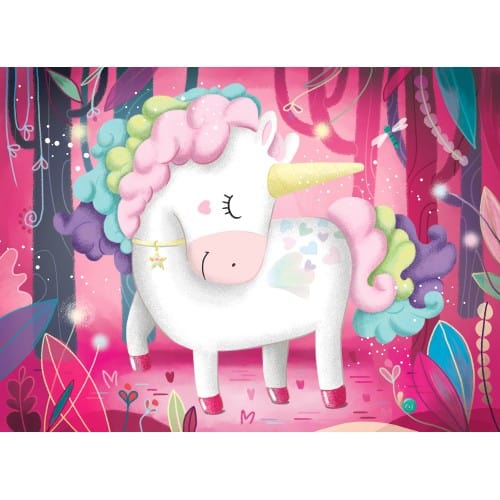 Sassi Book and Giant Puzzle The Magic Unicorn - 30pcs