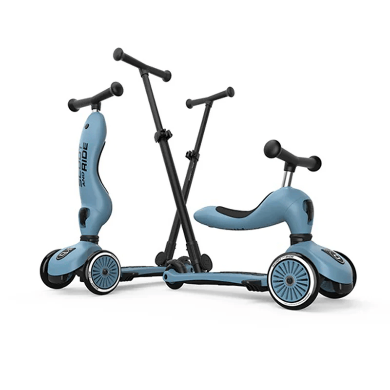 Scoot and Ride - Highway Kick 1 Push and Go Steel Blue