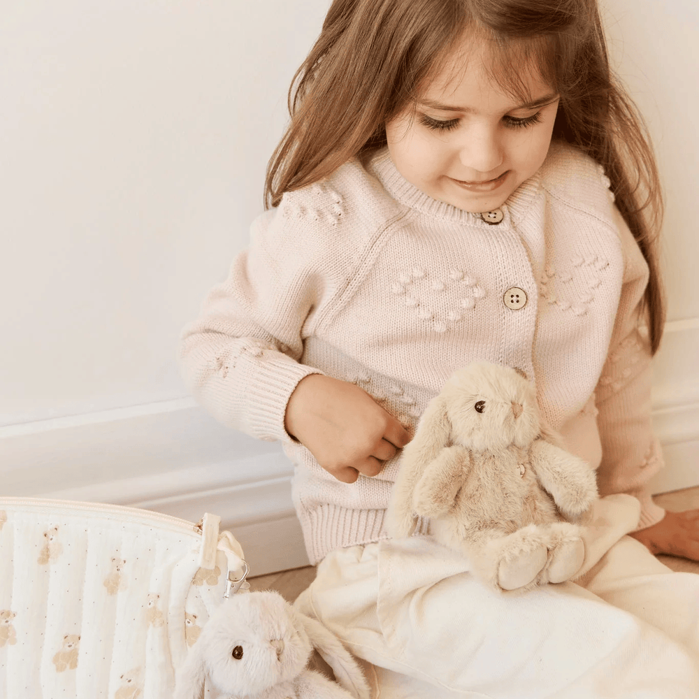 Snuggle Bunnies - Penelope Keyring Beige