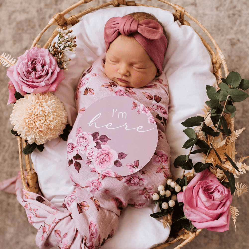 Snuggle Hunny Blossom Organic Muslin Wrap