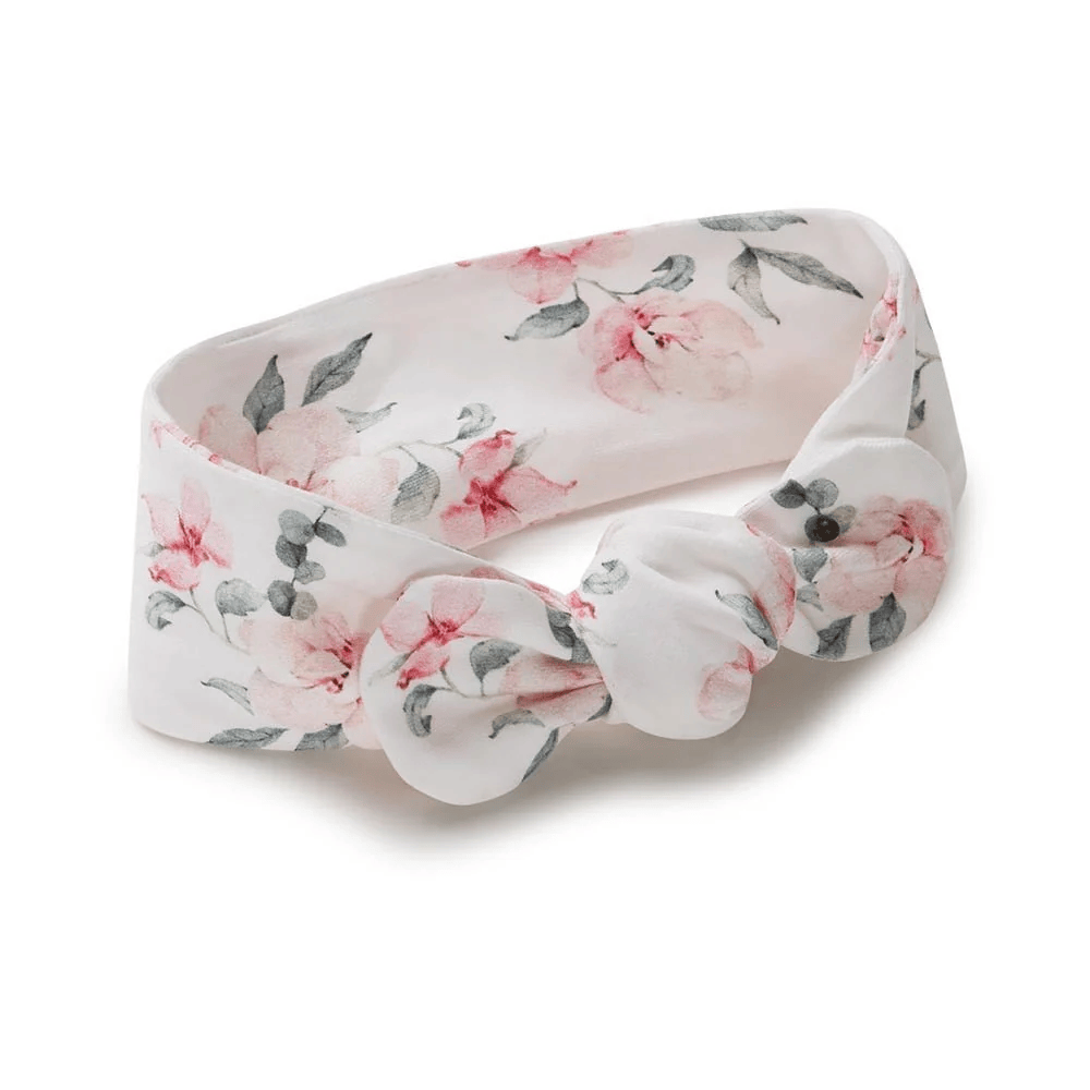 Snuggle Hunny Camille Organic Snuggle Swaddle &  Topknot Set