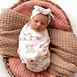 Snuggle Hunny Camille Organic Snuggle Swaddle &  Topknot Set