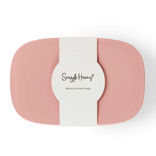 Snuggle Hunny Silicone Large Lunch Box Rose