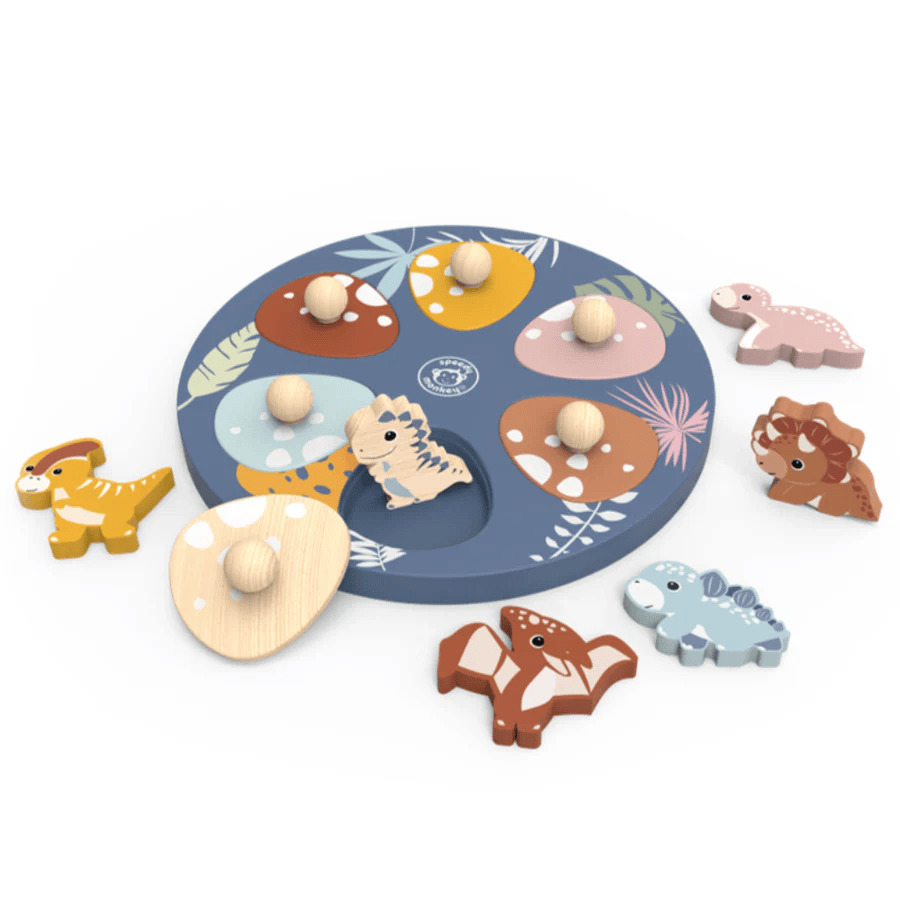 Speedy Monkey Dino Surprise Puzzle