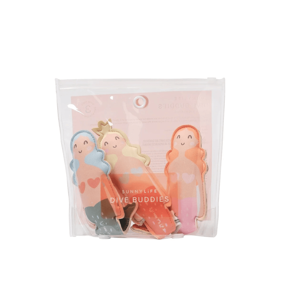 SUNNYLiFE Dive Buddies Melody the Mermaid Multi Set of 3