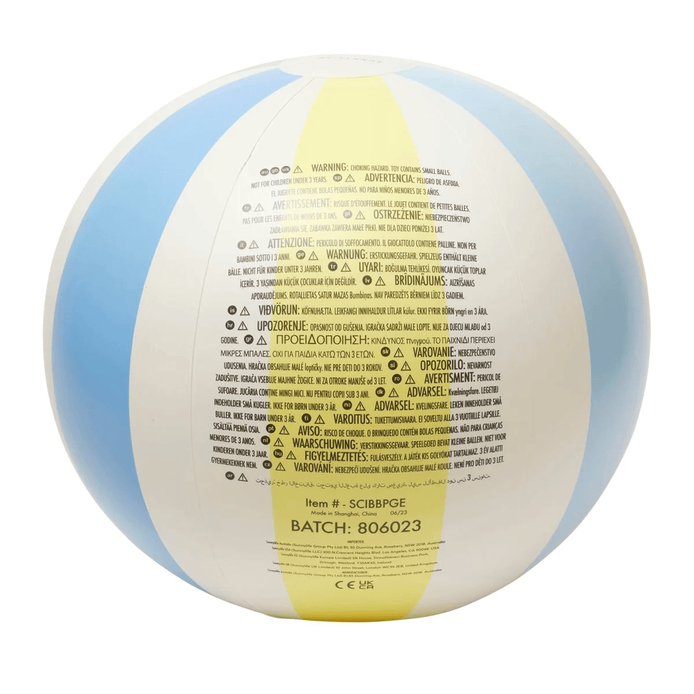 SUNNYLiFE Inflatable Beach Ball Pastel Gelato