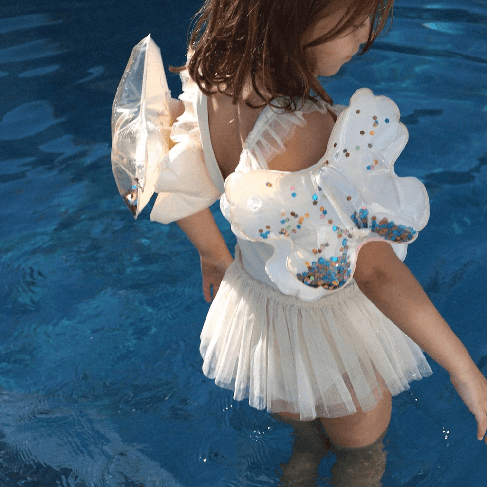 SUNNYLiFE Kids Inflatable Arm Bands Glitter