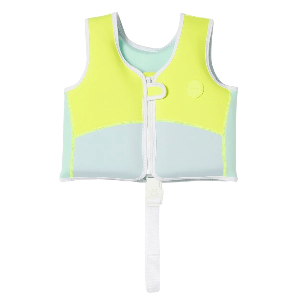 SUNNYLiFE Kids Swim Vest 1-2 Neon Yellow