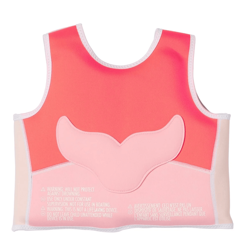 SUNNYLiFE Kids Swim Vest 2-3 Neon Strawberry