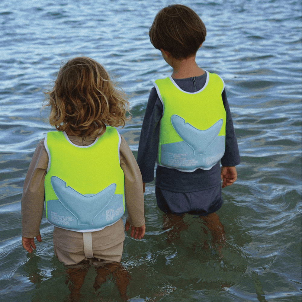 SUNNYLiFE Kids Swim Vest 2-3 Neon Yellow