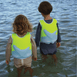 SUNNYLiFE Kids Swim Vest 2-3 Neon Yellow