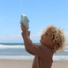 SUNNYLiFE Water Squirters Shark Pastel Blue