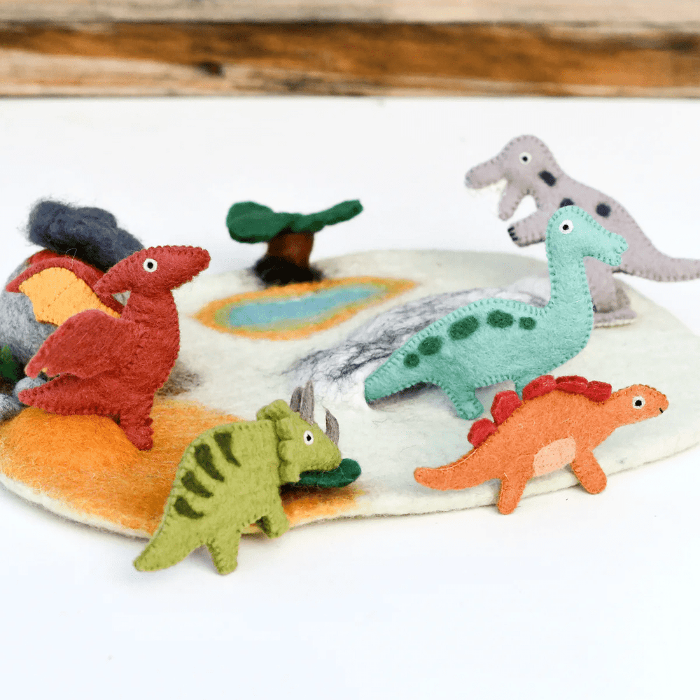 Tara Treasures Dinosaur Finger Puppets Set