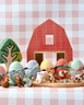 Tara Treasures Felt Surprise Egg with Brown Bunny Inside