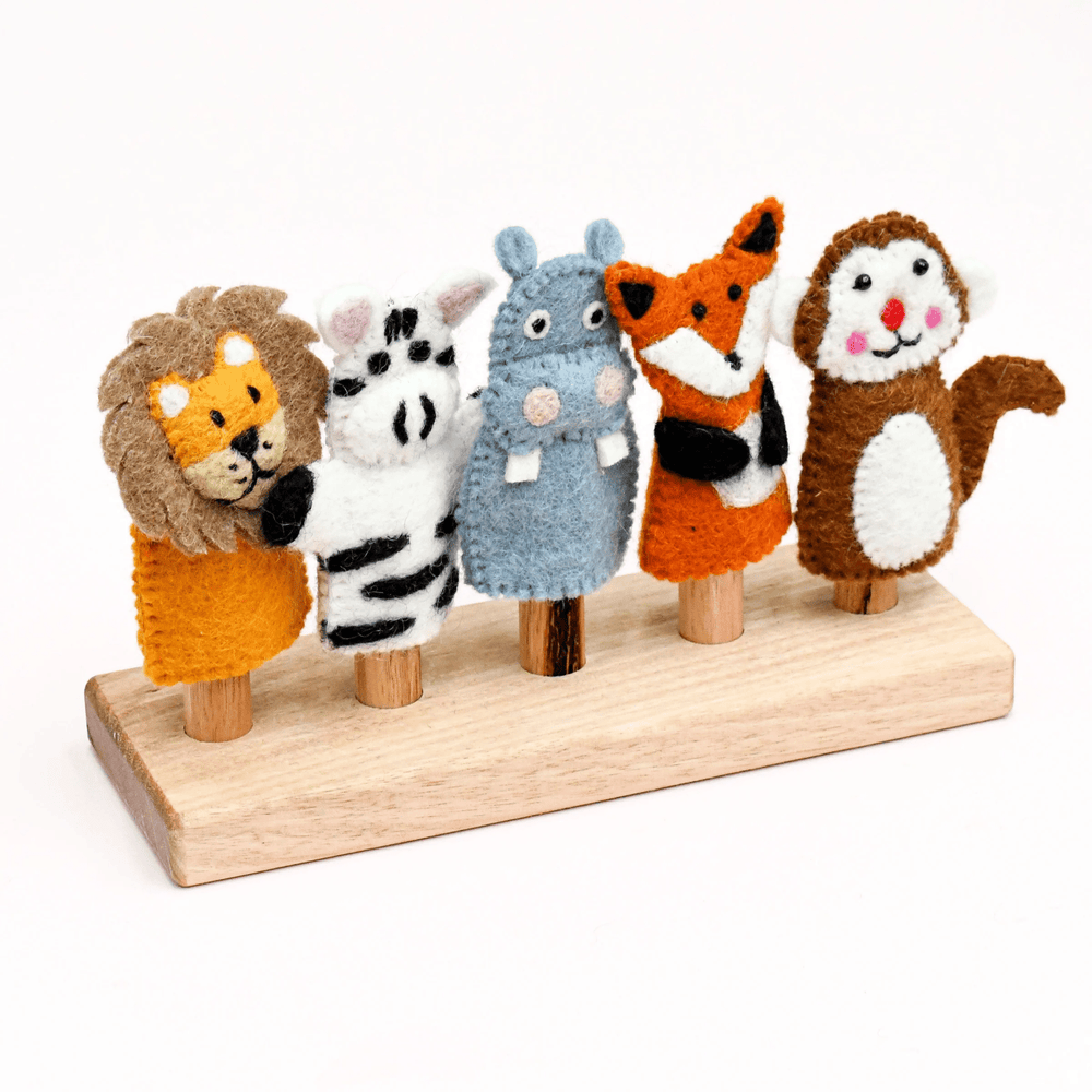 Tara Treasures Finger Puppet Stand 5 rods
