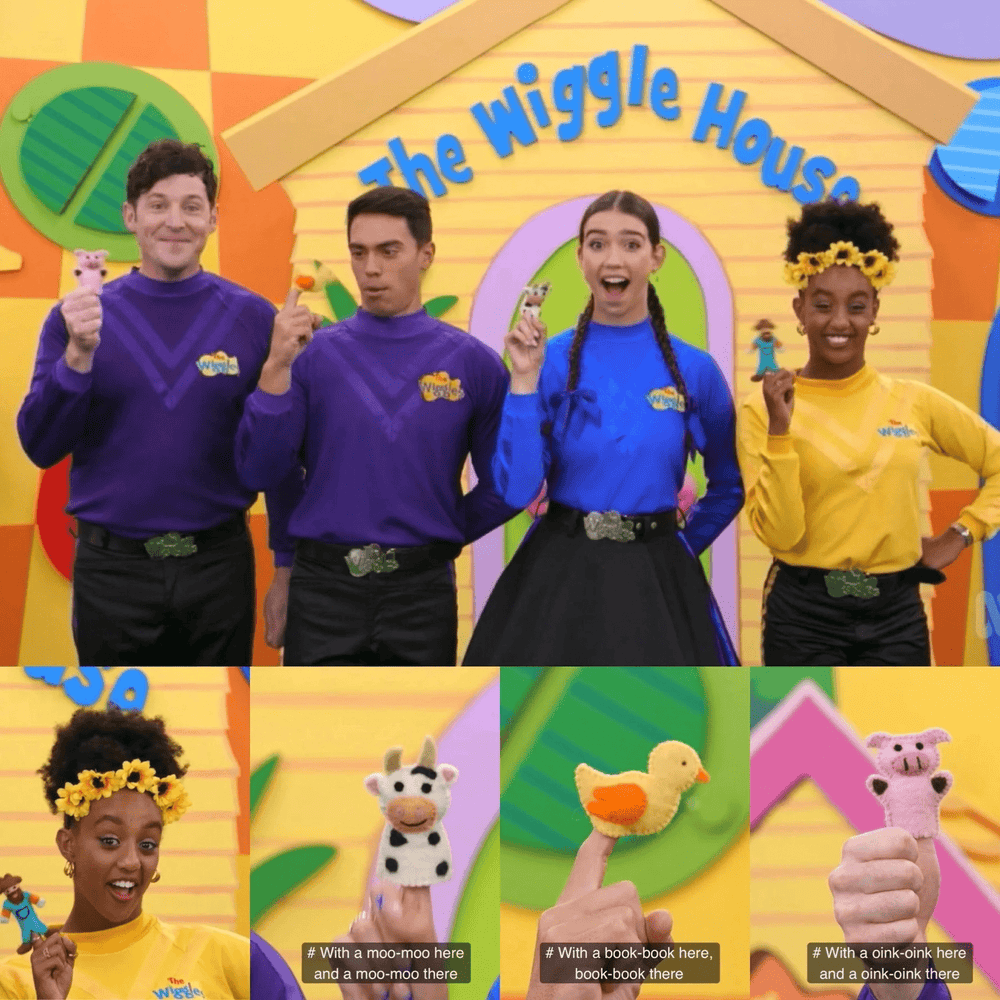 Tara Treasures Old MacDonald Farm Animals A Finger Puppet Set